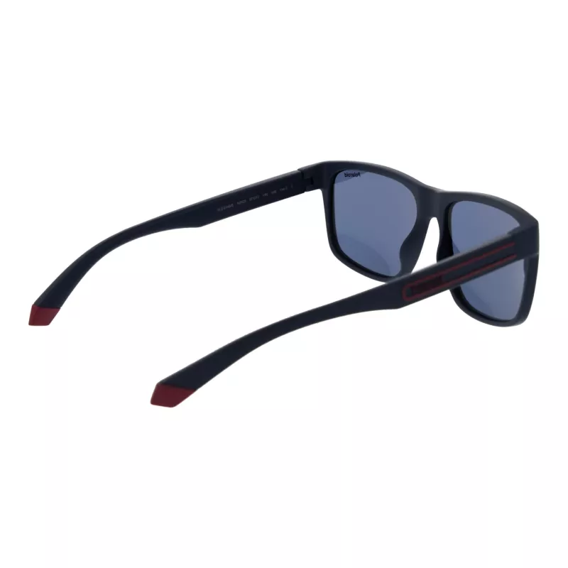 Gafas de sol rectangulares polarizadas de hombre POLAROID PLD2149S57PJP - Montura negra, lentes grises 57 mm
