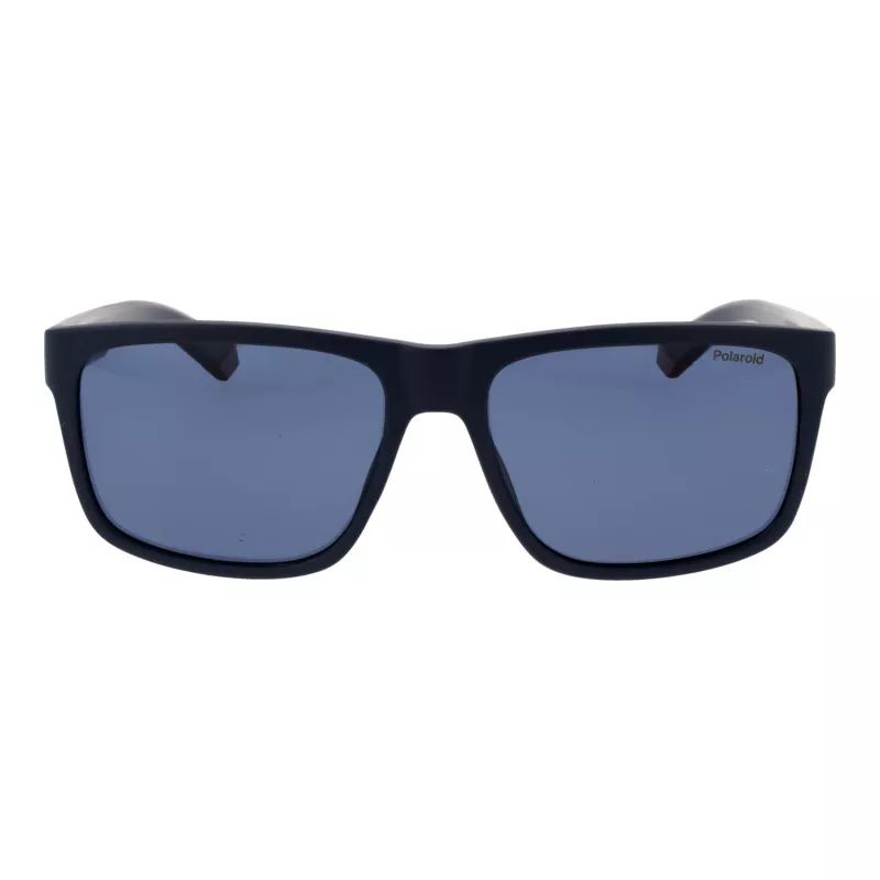 Gafas de sol rectangulares polarizadas de hombre POLAROID PLD2149S57PJP - Montura negra, lentes grises 57 mm