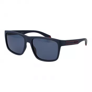 Gafas de sol rectangulares polarizadas de hombre POLAROID PLD2149S57PJP - Montura negra, lentes grises 57 mm