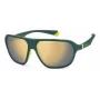 Gafas de sol unisex Polaroid PLD2152SDLD - lentes rectangulares polarizadas 59 mm