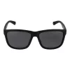 Gafas de sol rectangulares de hombre Polaroid PLD2155S57003 - montura negra, lentes grises polarizadas