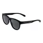 Gafas de sol unisex Polaroid PLD2156S56003 rectangulares - montura negra, lentes grises polarizadas TAC, protección UV400