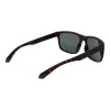Polaroid PLD2157S57HGC Gafas de sol rectangulares para hombre - Montura Havana, lentes verdes polarizadas