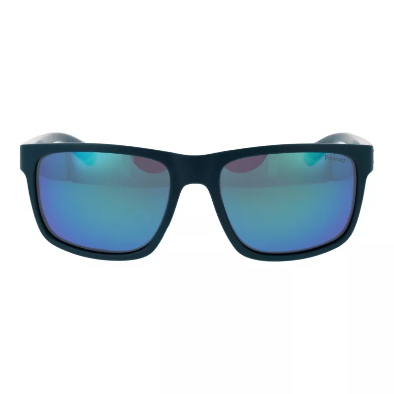 Polaroid PLD2157S57PYW Gafas de sol rectangulares para hombre Havana con lentes verdes polarizadas