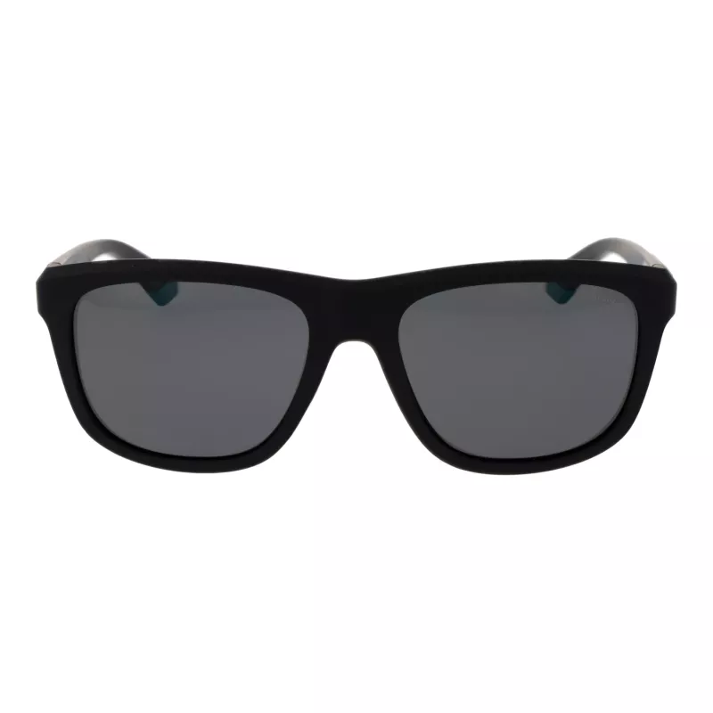 Polaroid PLD2163/S Gafas de sol unisex - Montura negra, lentes grises polarizadas - 54 mm