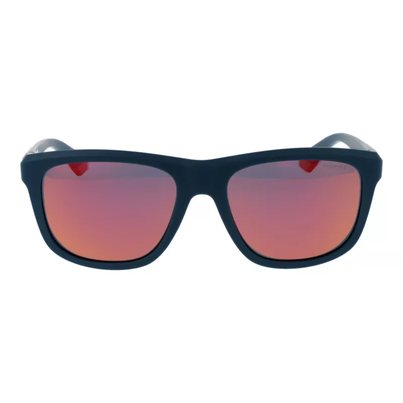 POLAROID PLD2163S545BF Gafas de sol unisex cuadradas - Montura de propionato havana - Lentes de policarbonato marrones polarizadas - 54/18/145 mm