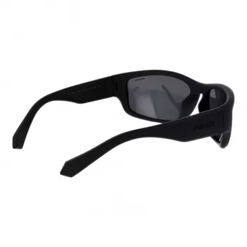 POLAROID PLD2166S62003 gafas de sol hombre aviador - montura negra, lentes polarizadas grises, 62 mm