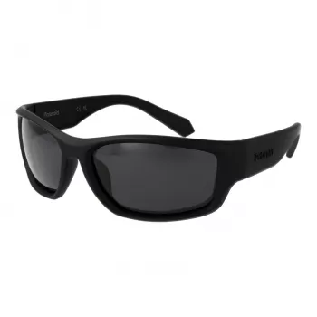 POLAROID PLD2166S62003 gafas de sol hombre aviador - montura negra, lentes polarizadas grises, 62 mm