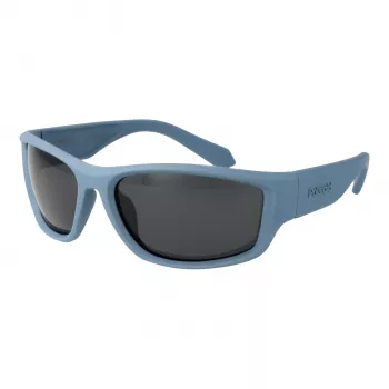 Gafas de sol de hombre POLAROID PLD2166S62FLL rectangulares - Montura negra lentes polarizadas grises 62/17/130 mm