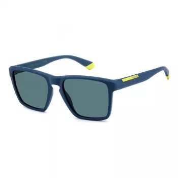 Polaroid PLD2167S2FN Gafas de sol cuadradas hombre - Montura negra, lentes grises polarizadas