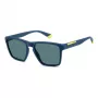 Polaroid PLD2167S2FN Gafas de sol cuadradas hombre - Montura negra, lentes grises polarizadas