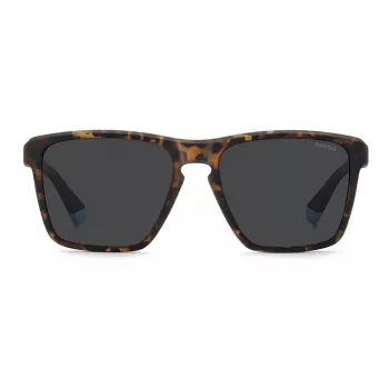 Gafas de sol de hombre Polaroid PLD2167SN9P rectangulares - montura negra, lentes polarizadas grises