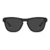 POLAROID PLD2168S003 Gafas de sol rectangulares hombre - Montura negra mate, lentes grises polarizadas, 54 mm