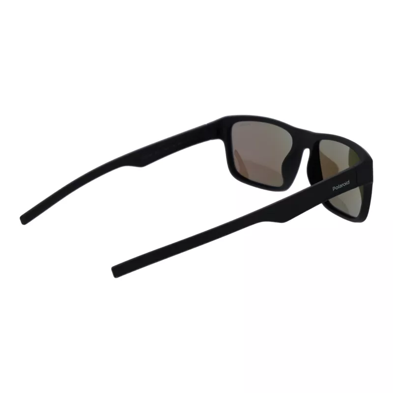Polaroid PLD3018S55DL5 Gafas de sol rectangulares para hombre - Montura habana, lentes marrones 55/18/142 mm
