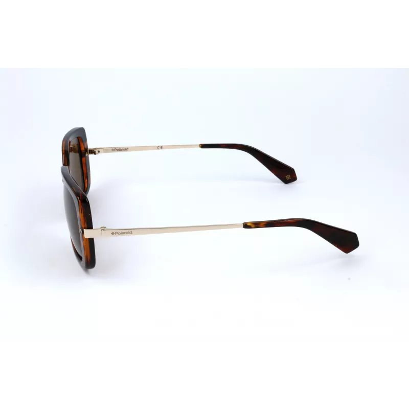Polaroid PLD4075-S-86 Gafas de sol de mujer cuadradas Havana marrón polarizadas