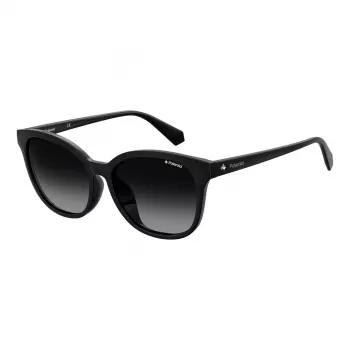 Gafas de sol POLAROID PLD4089FS807 mujer - montura negra, lentes grises polarizadas, 55 mm