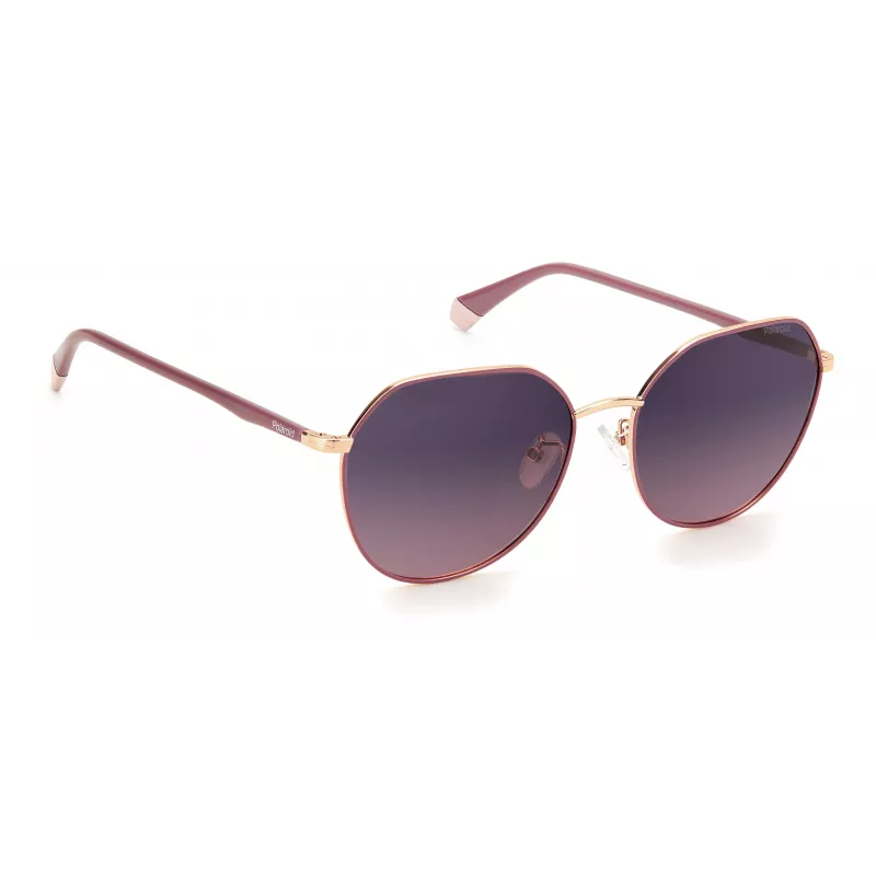 POLAROID PLD4106GSYK9X Gafas de sol polarizadas para mujer - Montura de acetato Havana, lentes marrones, 59 mm