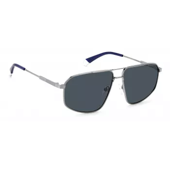 Gafas de sol cuadradas de hombre POLAROID PLD4118SX6LBC Havana verde polarizadas UV400 59mm