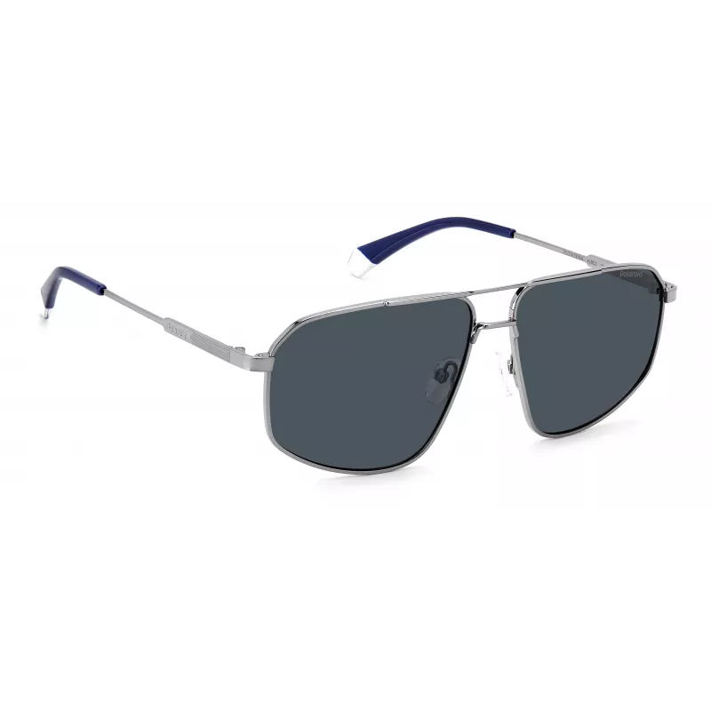 Gafas de sol cuadradas de hombre POLAROID PLD4118SX6LBC Havana verde polarizadas UV400 59mm