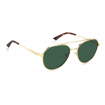 Gafas de sol polarizadas de hombre POLAROID PLD4119SXJ5GU, montura negra mate, lentes grises, 56 mm