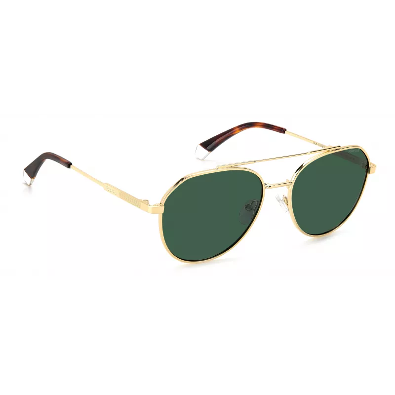 Gafas de sol polarizadas de hombre POLAROID PLD4119SXJ5GU, montura negra mate, lentes grises, 56 mm