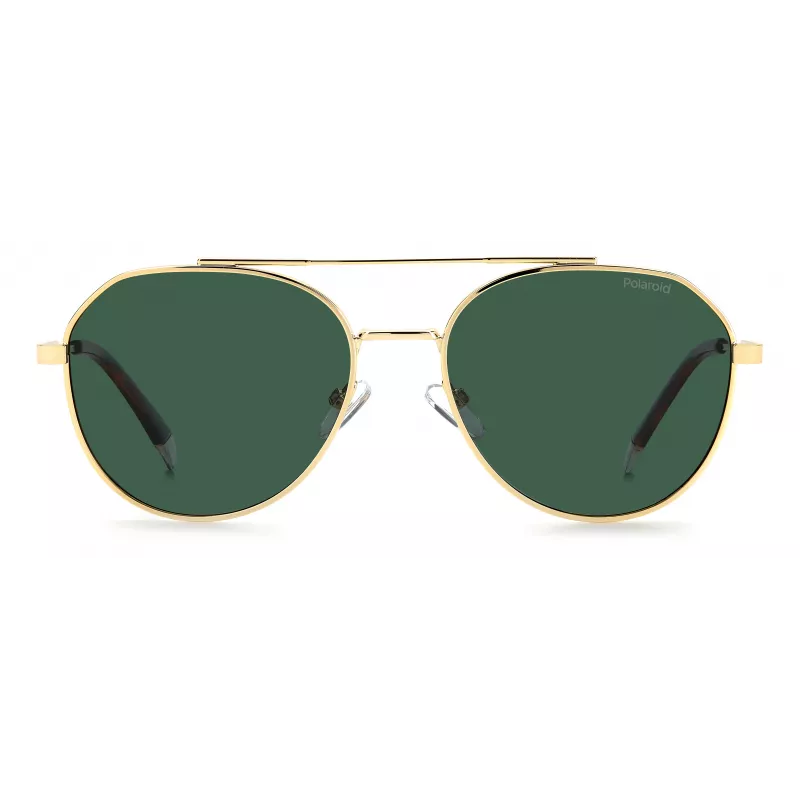Gafas de sol polarizadas de hombre POLAROID PLD4119SXJ5GU, montura negra mate, lentes grises, 56 mm