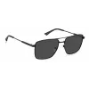 Gafas de sol polarizadas de hombre POLAROID PLD4134SX807M - montura negra lentes grises 57mm