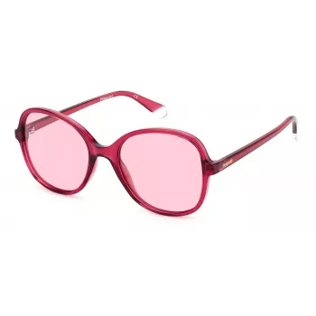 Polaroid PLD4136SMU1 Gafas de sol de mujer Havana montura verde lentes 54mm