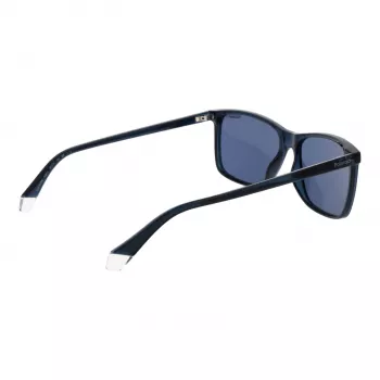 Gafas de sol polarizadas de hombre Polaroid PLD4137/S rectangulares - negro/gris 58mm