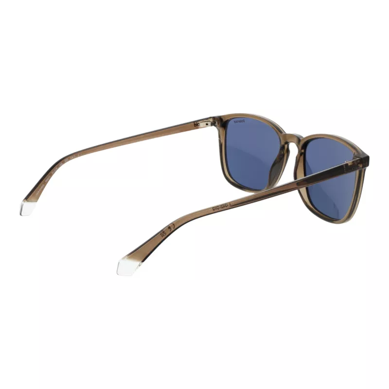 Polaroid PLD4139/S Gafas de sol rectangulares de hombre - montura Havanna, cristales polarizados verdes, 54mm