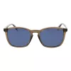 Polaroid PLD4139/S Gafas de sol rectangulares de hombre - montura Havanna, cristales polarizados verdes, 54mm