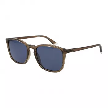 Polaroid PLD4139/S Gafas de sol rectangulares de hombre - montura Havanna, cristales polarizados verdes, 54mm