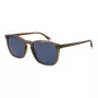 Polaroid PLD4139/S Gafas de sol rectangulares de hombre - montura Havanna, cristales polarizados verdes, 54mm
