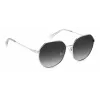 Gafas de sol Polaroid PLD4140GSX010 mujer rectangulares - montura negra lentes grises polarizadas 59mm