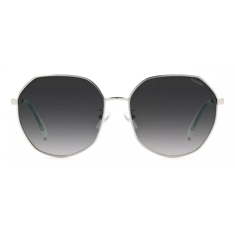 Gafas de sol Polaroid PLD4140GSX010 mujer rectangulares - montura negra lentes grises polarizadas 59mm