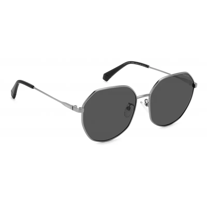 Polaroid PLD4140GSXKB7 Gafas de sol de mujer aviador - montura havana, lentes marrones polarizadas, 59mm