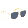 Polaroid PLD4141GSXLKS Gafas de sol de hombre, angulares, negro mate, gris, polarizadas