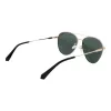 Gafas de sol rectangulares Polaroid PLD4142GSX60P unisex - Montura negra, lentes grises polarizadas - 60/14/145 mm