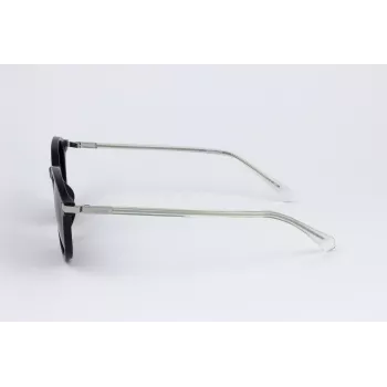 POLAROID PLD4148GSX807 Gafas de sol unisex - Montura negra, lentes grises polarizadas, 50/19/140 mm