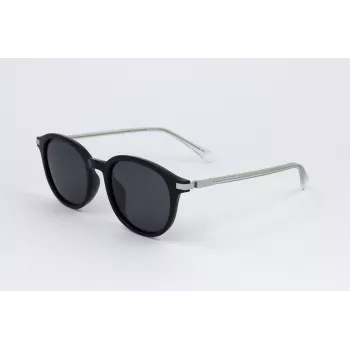 POLAROID PLD4148GSX807 Gafas de sol unisex - Montura negra, lentes grises polarizadas, 50/19/140 mm