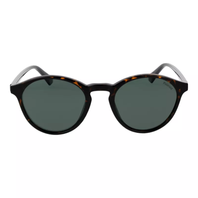 Polaroid PLD4153S50086 Gafas de sol hombre cuadradas Havana de acetato con lentes grises polarizadas