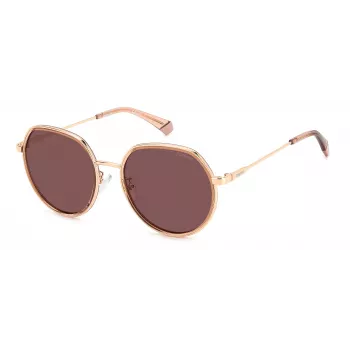 Gafas de sol unisex POLAROID PLD4160GSXDDB rectangulares - polarizadas UV400 lente gris montura negra