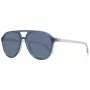POLAROID PLD4162S5609V Gafas de sol unisex cuadradas - montura negra, lente gris polarizada 56/16/145 mm