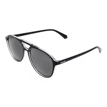 Polaroid PLD4162S567C5 Gafas de sol unisex - Montura havana marrón, lentes polarizadas marrones - 56/16/145 mm