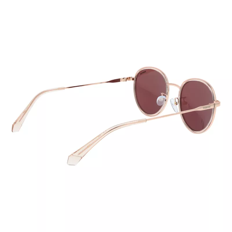 Gafas de sol rectangulares unisex Polaroid PLD4173GSX51D - montura negra, lentes grises polarizadas, 51 mm