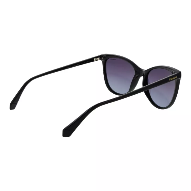 Polaroid PLD4179S55807 Gafas de sol rectangulares para mujer - Montura carey havana, lentes polarizadas marrones, 55 mm