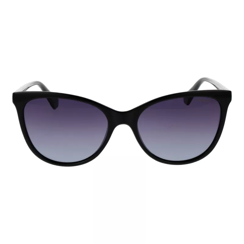 Polaroid PLD4179S55807 Gafas de sol rectangulares para mujer - Montura carey havana, lentes polarizadas marrones, 55 mm