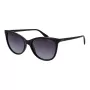 Polaroid PLD4179S55807 Gafas de sol rectangulares para mujer - Montura carey havana, lentes polarizadas marrones, 55 mm