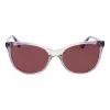 Polaroid PLD4179S55B3V Gafas de sol rectangulares de mujer - Montura de acetato havana, lentes marrones polarizadas