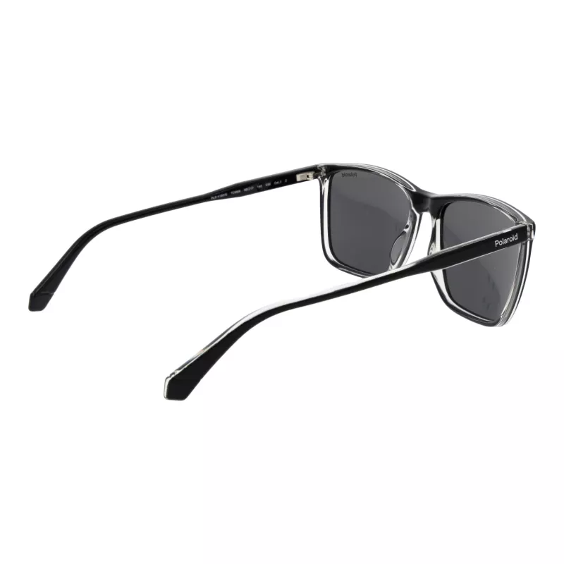 Polaroid PLD4180S587C5 Gafas de sol rectangulares de hombre Havana marrón con lentes polarizadas marrones